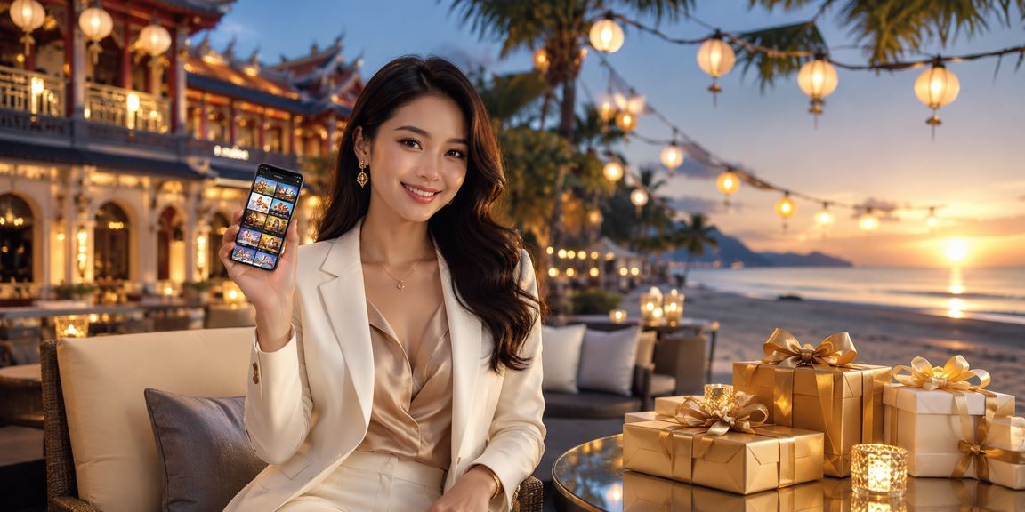 Người dùng tại Huế chơi casino trên điện thoại tại bãi biển