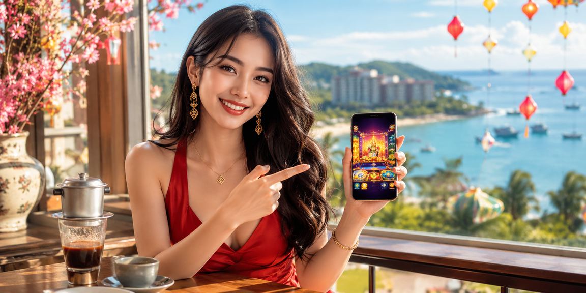 Người dùng tại Phú Quốc sử dụng điện thoại kết nối an toàn với nền tảng trực tuyến